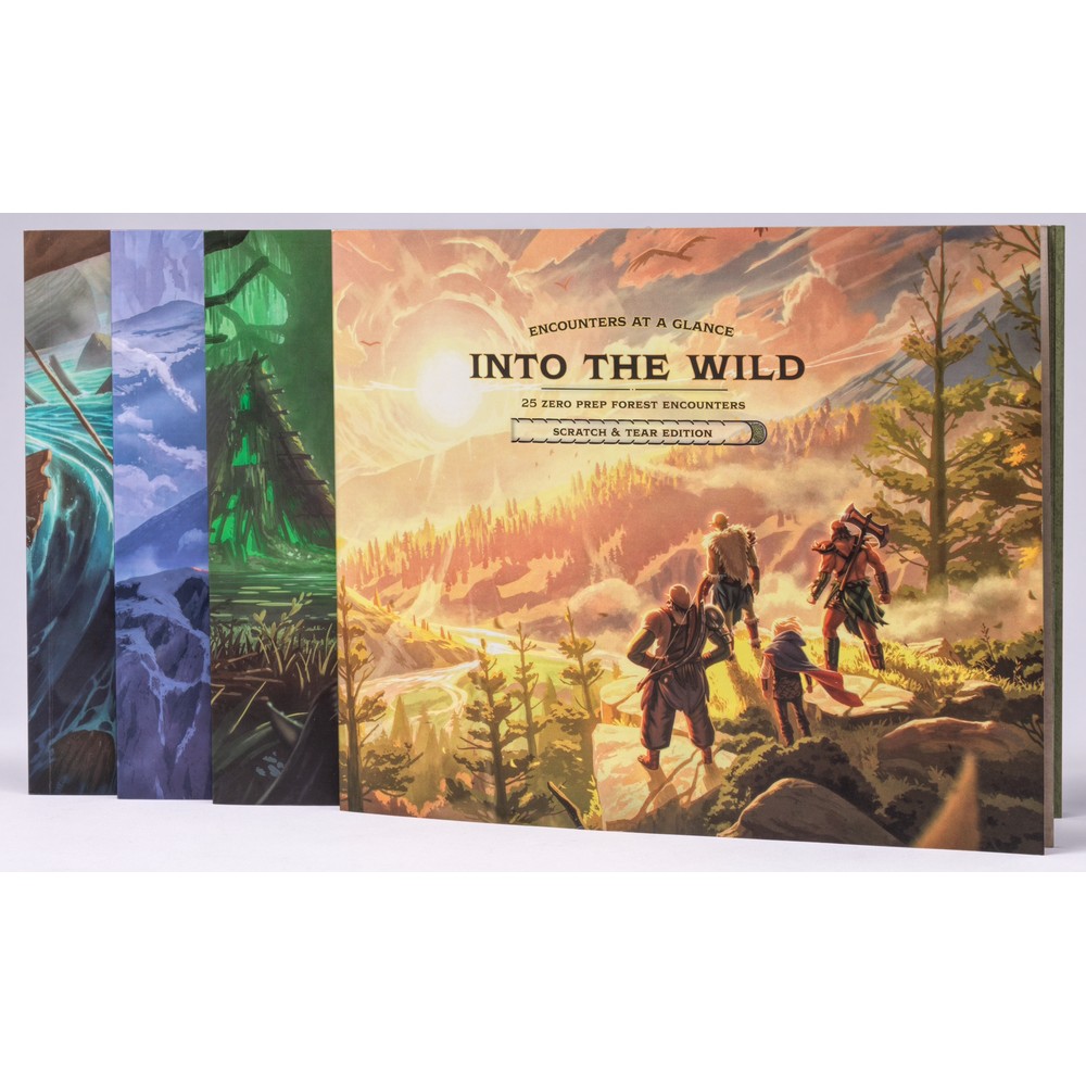 Encounters at a Glance: Into the Wild: Sleeved Biome Book Bundle - Scratch & Tear Edition