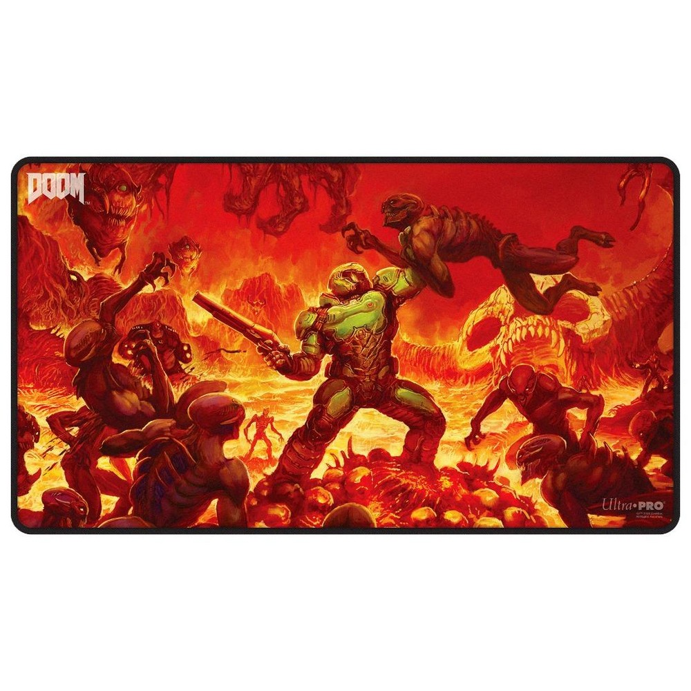 Ultra Pro: UP16916 DOOM - Creatures of Hell Black-Stitched Playmat