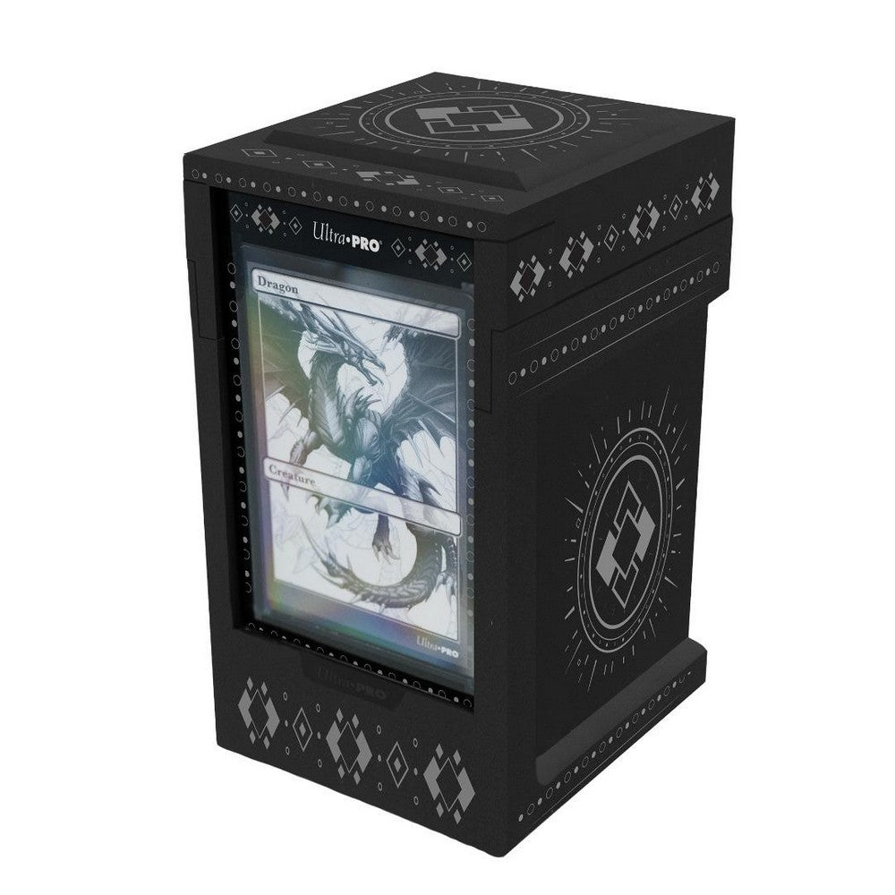 Ultra Pro: UP16969 Obsidian ONE-TOUCH Tower DECK BOX for Tabletop Gaming