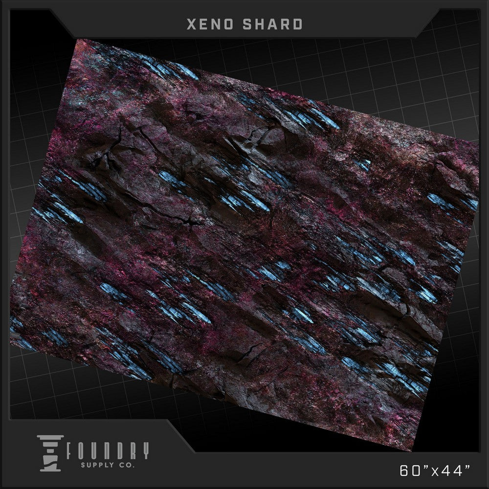 Foundry Supply - BattleMat - Xeno Shard (44""x60"")