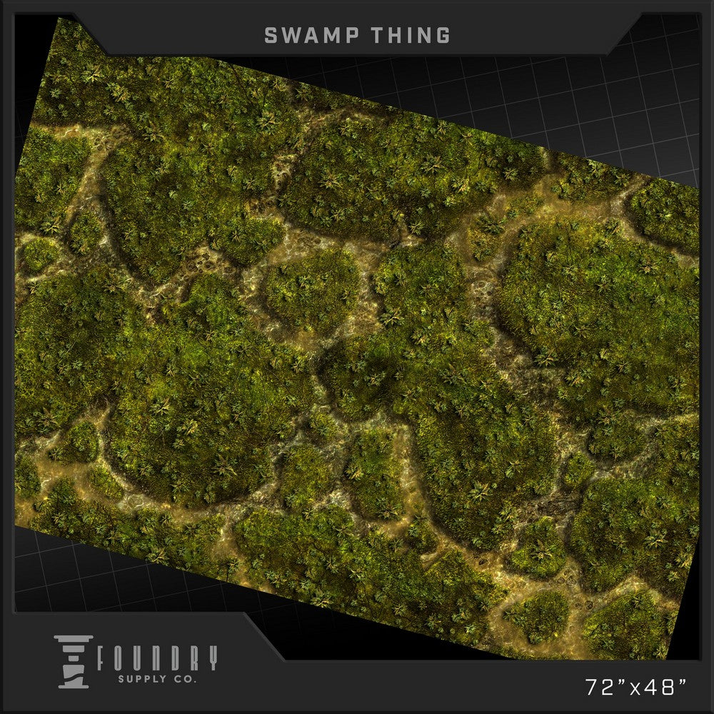Foundry Supply - BattleMat - Swamp Thing (48""x72"")