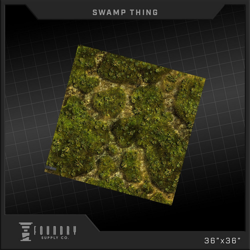 Foundry Supply - BattleMat - Swamp Thing (36""x36"")