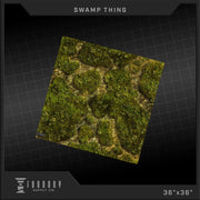 Foundry Supply - BattleMat - Swamp Thing (36""x36"")