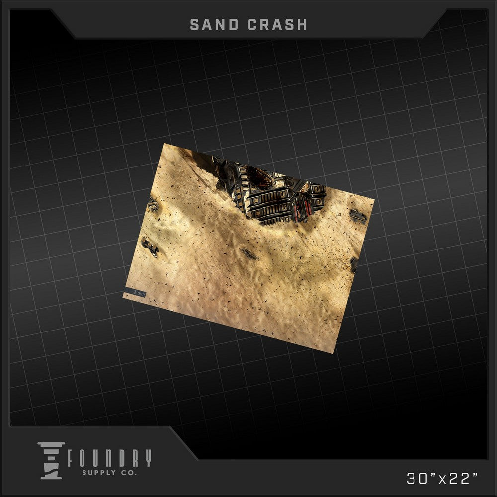 Foundry Supply - BattleMat - Sand Crash (22""x30"")