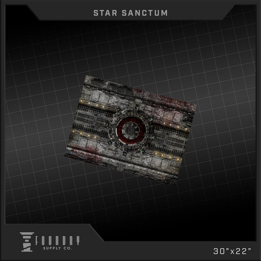 Foundry Supply - BattleMat - Star Sanctum (22""x30"")