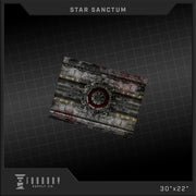 Foundry Supply - BattleMat - Star Sanctum (22""x30"")