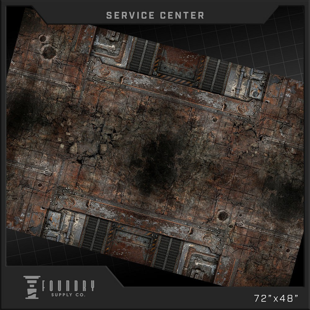 Foundry Supply - BattleMat - Service Center (48""x72"")