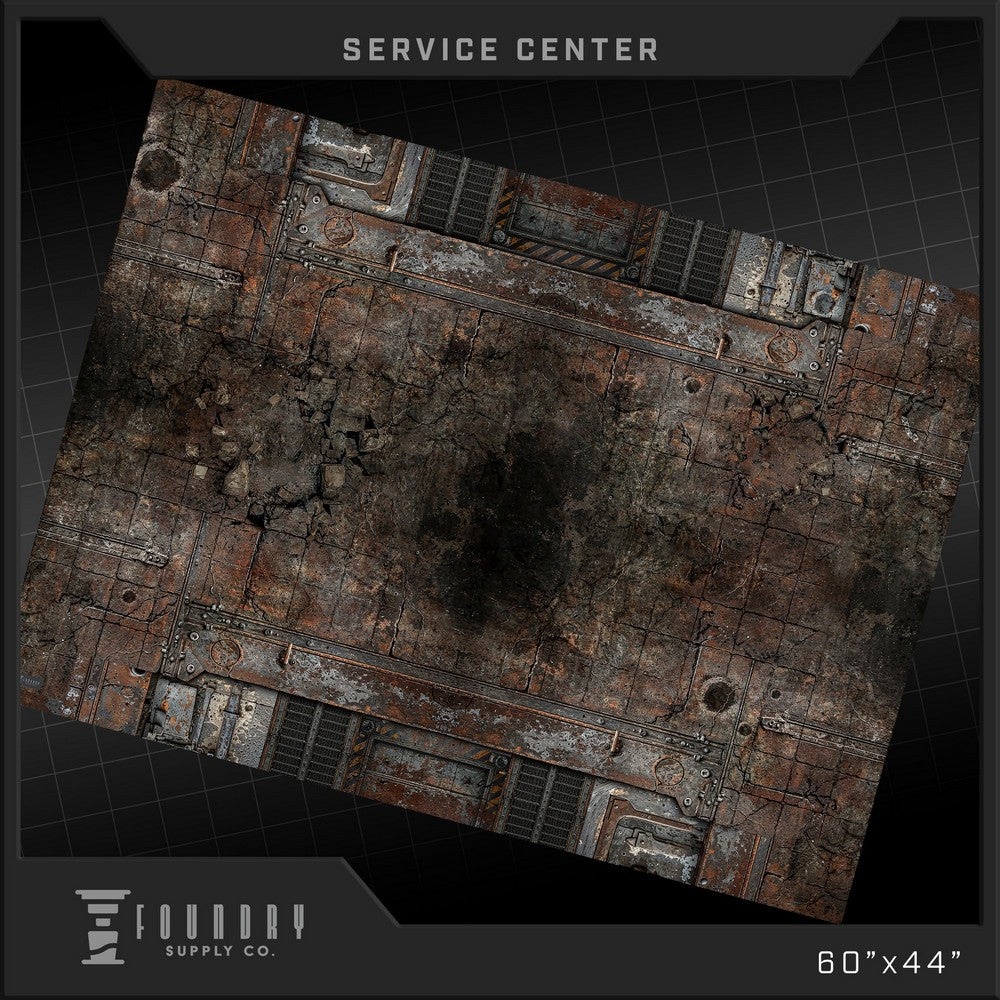 Foundry Supply - BattleMat - Service Center (44""x60"")