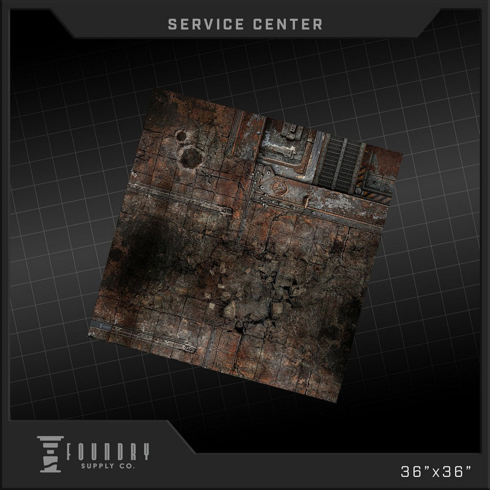 Foundry Supply - BattleMat - Service Center (36""x36"")