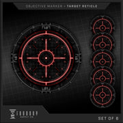 Foundry Supply - Objective Marker - Target Reticle (7.5"" Round)