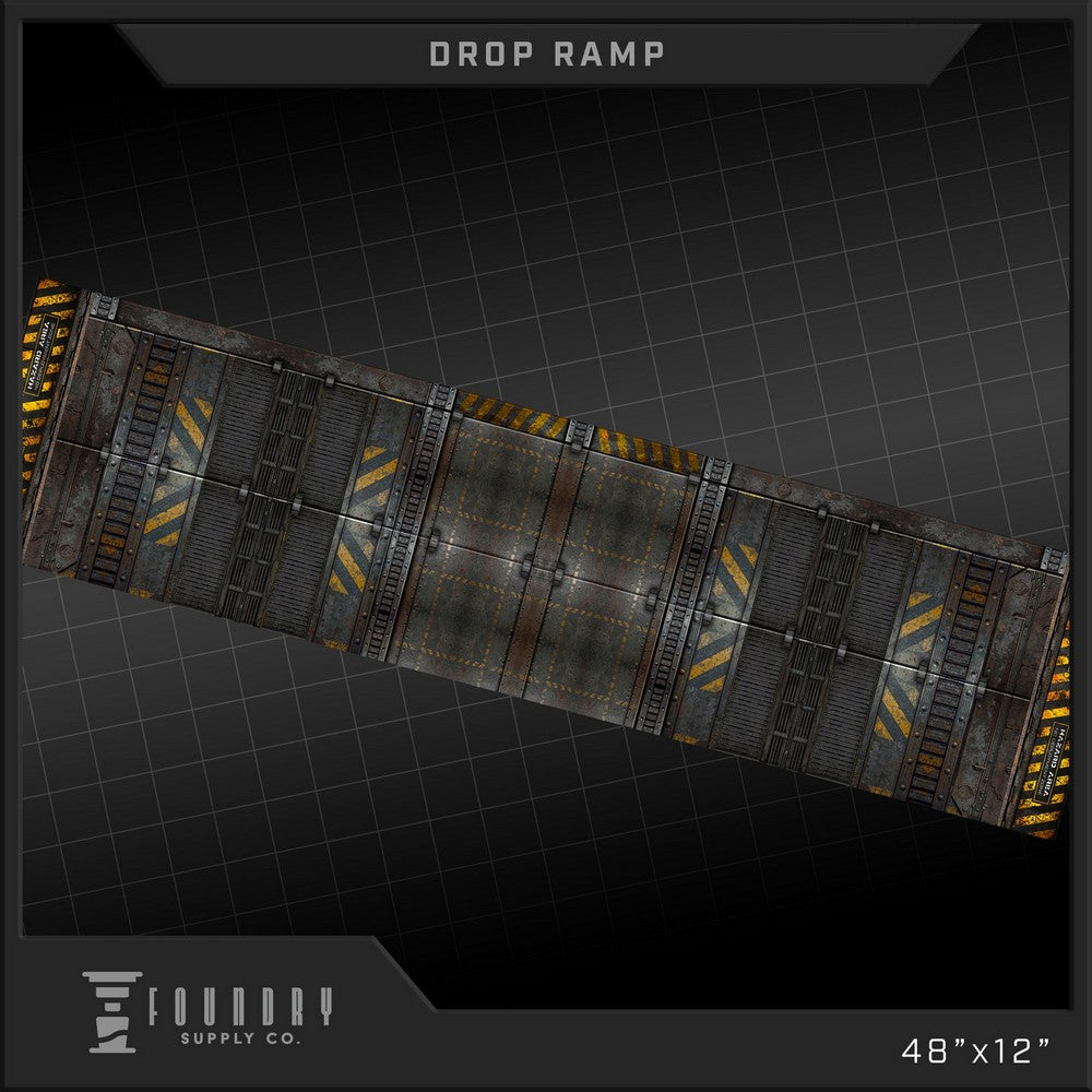 Foundry Supply - Dropzone Overlay - Drop Ramp (48""x12"")