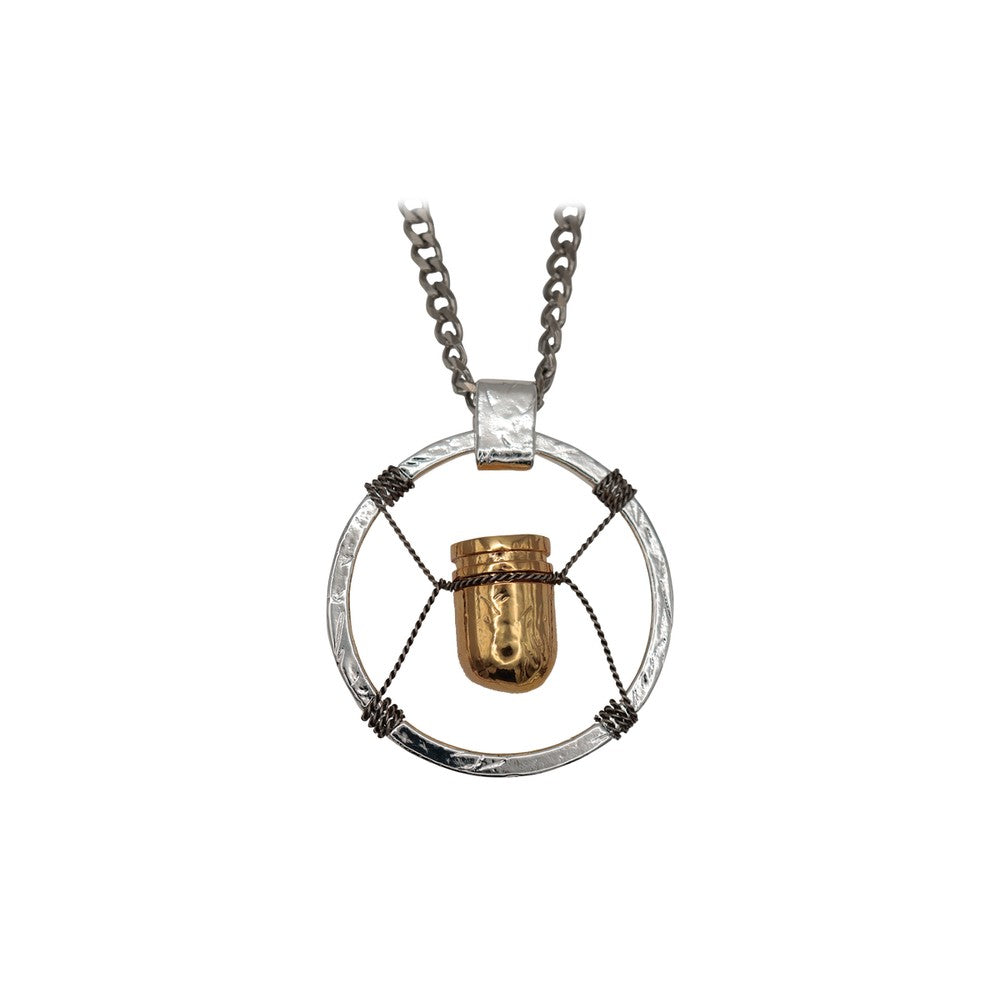 Cyberpunk 2077 V's Bullet Necklace Precious Metal Variant
