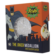 DC Comics The Joker Limited Edition .999 Silver Plated Medallion