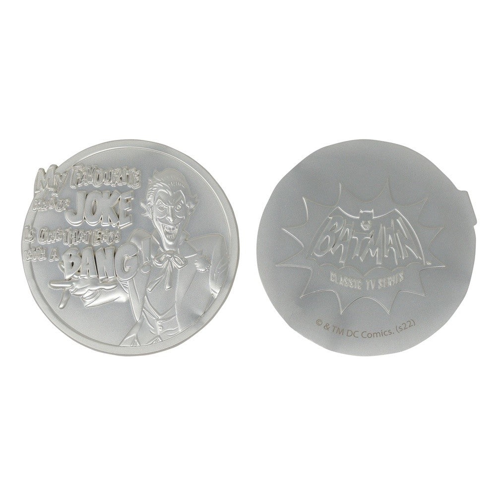 DC Comics The Joker Limited Edition .999 Silver Plated Medallion