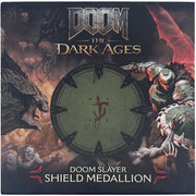DOOM: The Dark Ages Saw Shield Medallion and Art Card- Limited Edition