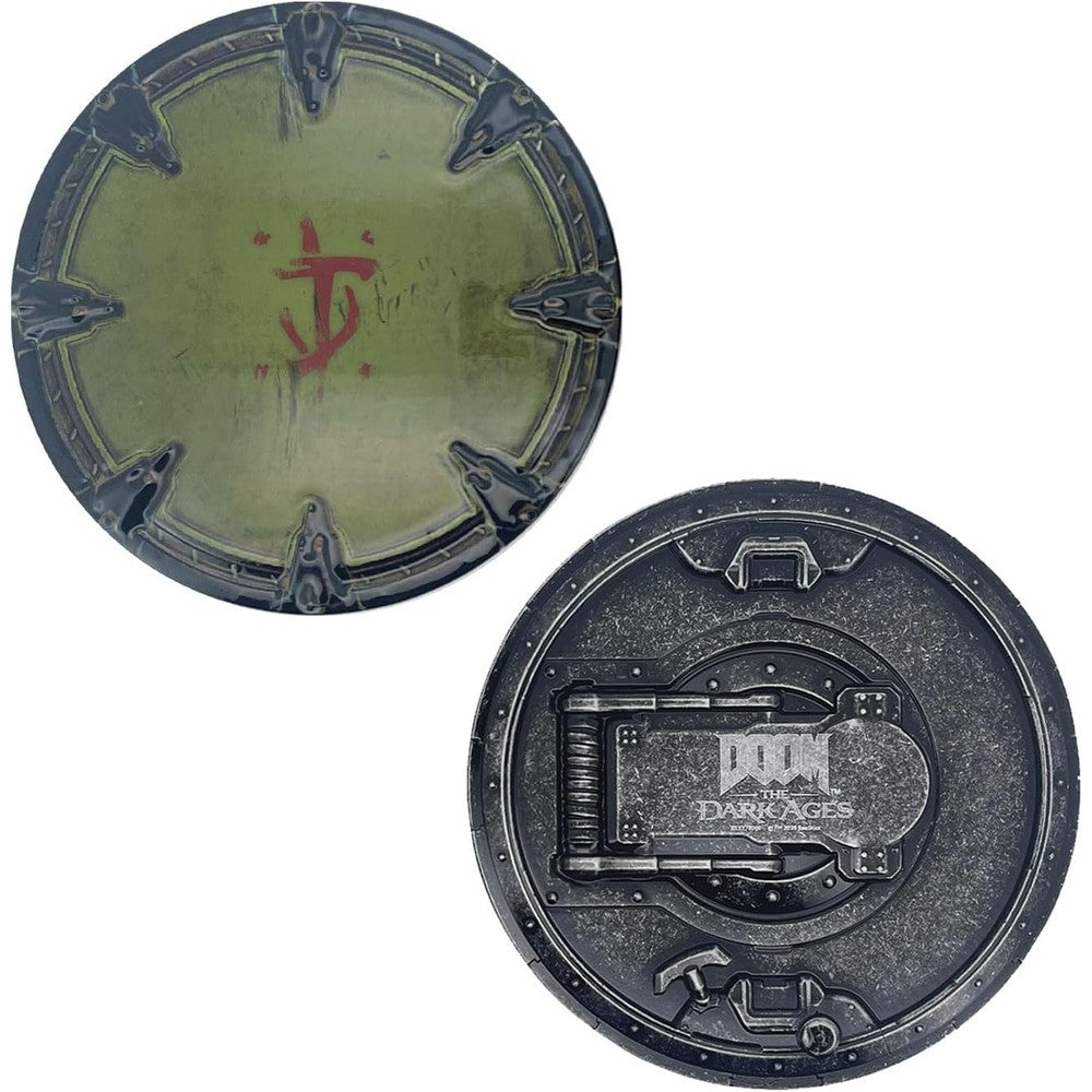 DOOM: The Dark Ages Saw Shield Medallion and Art Card- Limited Edition