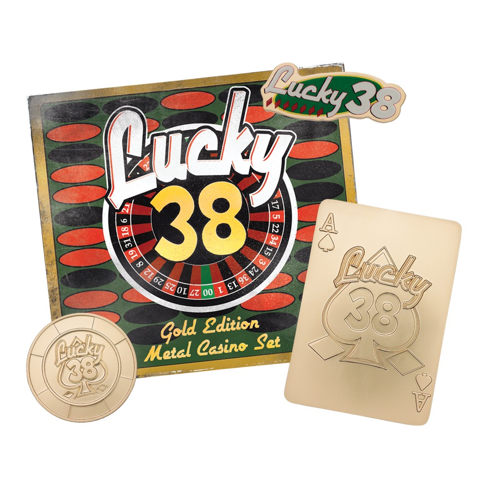 Fallout : New Vegas - Lucky 38 Imitation Gold Casino Set - Limited Edition