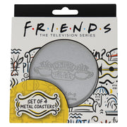 Friends Set of 4 Embossed Metal Coasters