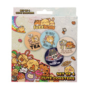 Fuzzballs Set of Four Drinks Coasters