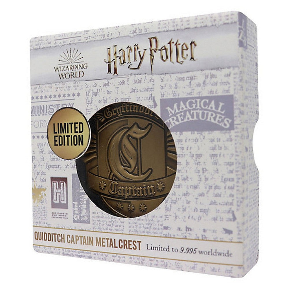 Harry Potter Limited Edition Gryffindor Captain Badge Medallion