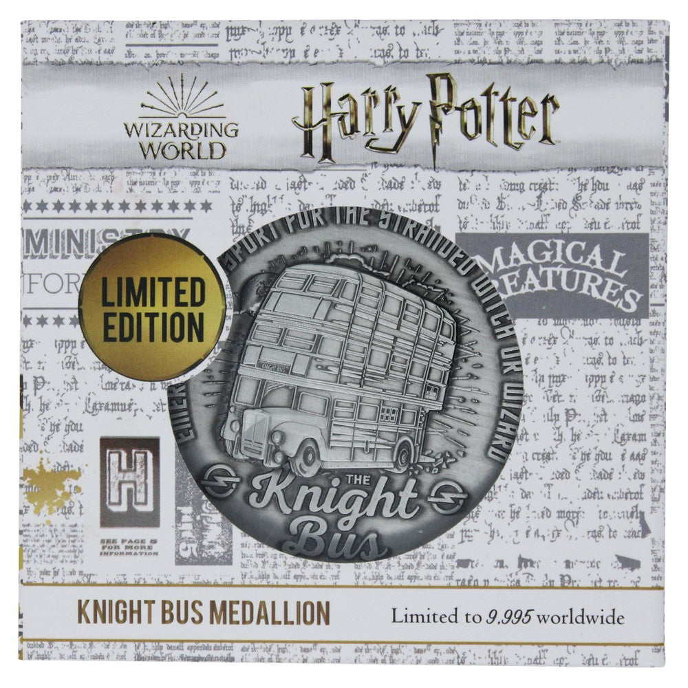 Harry Potter Limited Edition Knight Bus Medallion