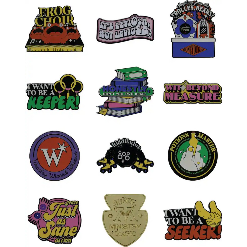 Harry Potter Mystery Pin Badge CDU Contains 12 Blind Boxes