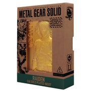 Metal Gear Solid 2 24k Gold Plated Raiden Ingot - Limited Edition