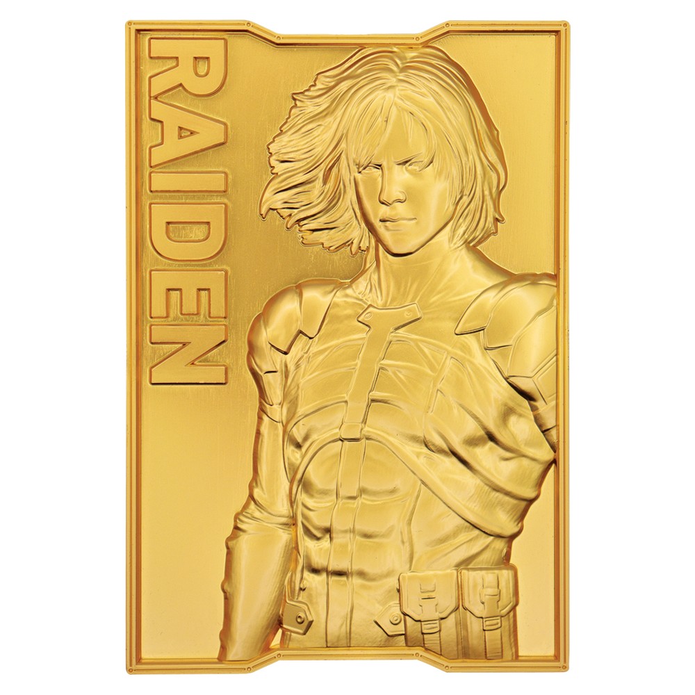 Metal Gear Solid 2 24k Gold Plated Raiden Ingot - Limited Edition