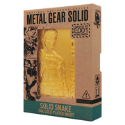 Metal Gear Solid 2 24k Gold Plated Snake Ingot - Limited Edition