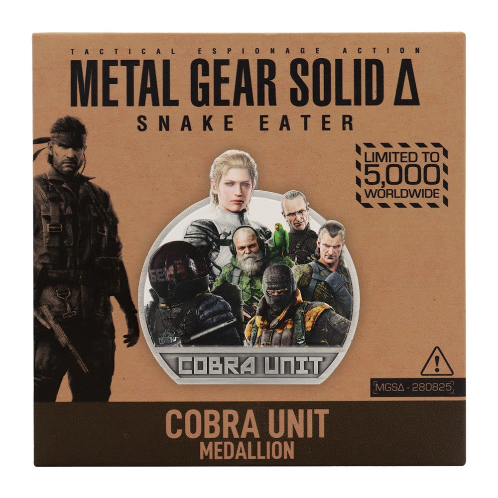 Metal Gear Solid Delta Cobra Unit Medallion-Limited Edition