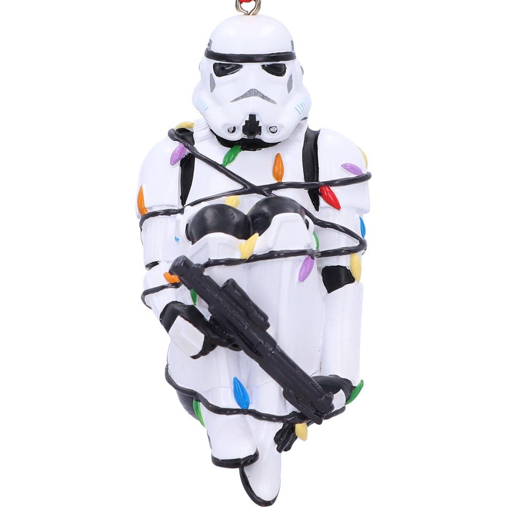 Stormtrooper Ornament In Fairy Lights Hanging 9cm