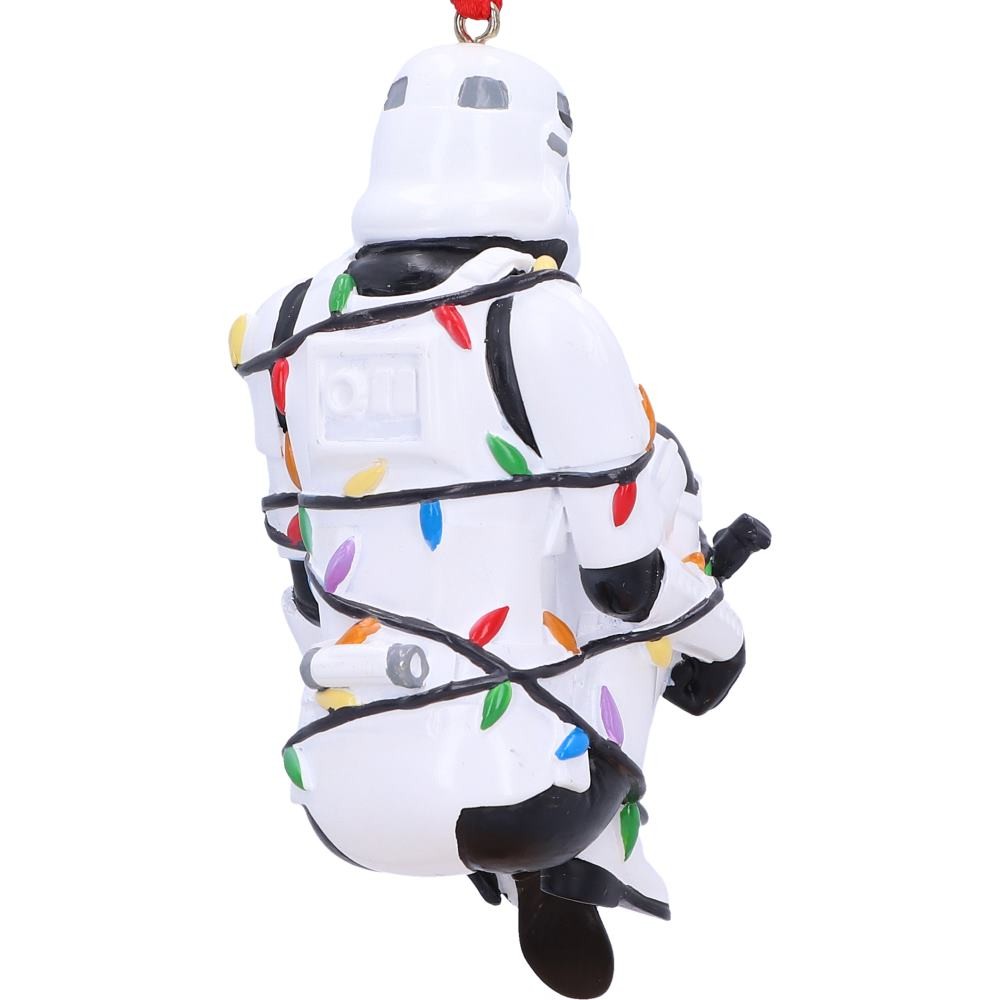 Stormtrooper Ornament In Fairy Lights Hanging 9cm