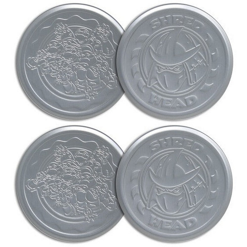 Teenage Mutant Ninja Turtles Set of 4 Embossed Metal Coasters