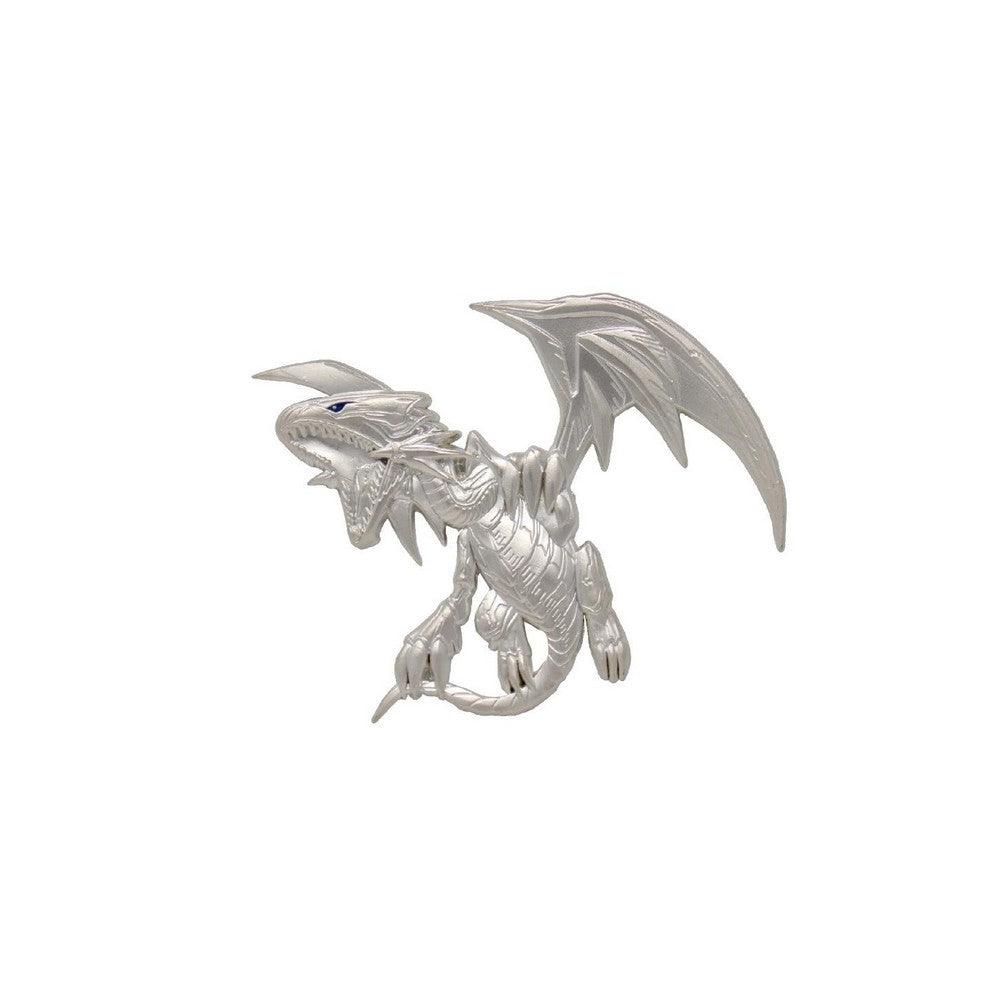 Yu-Gi-Oh! Limited Edition Blue Eyes White Dragon .999 Silver Plated XL Pin Badge
