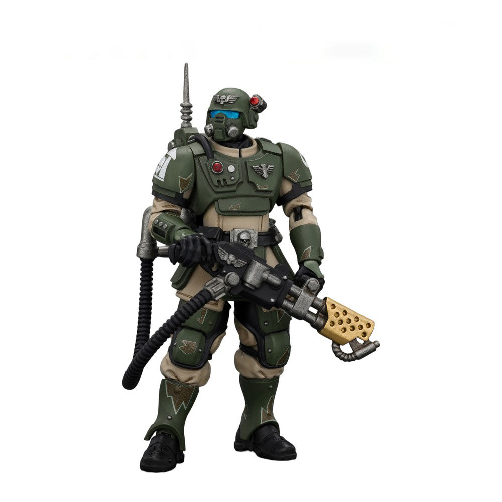 Warhammer Collectibles: 1/18 Scale Astra Militarum Kasrkin with Flamer