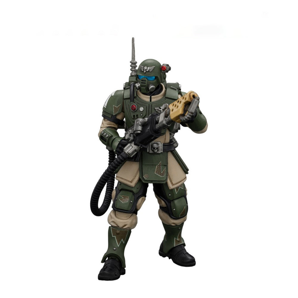 Warhammer Collectibles: 1/18 Scale Astra Militarum Kasrkin with Flamer