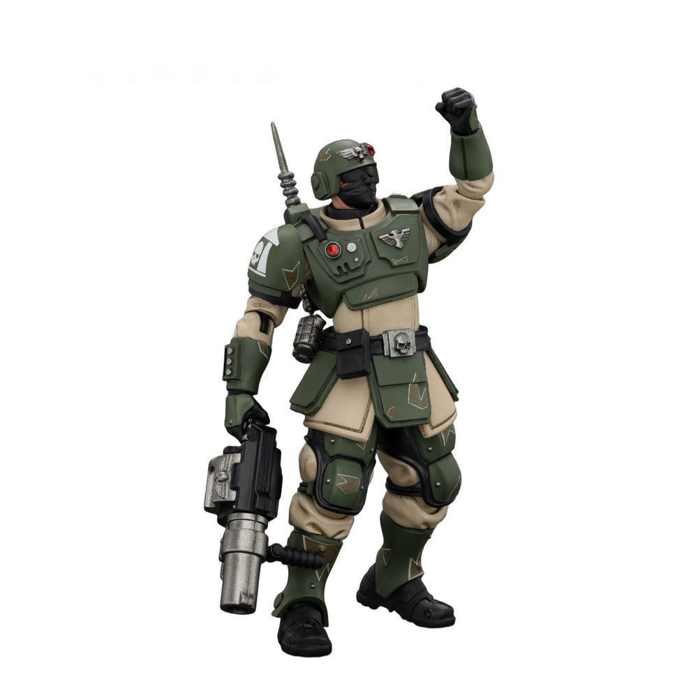 Warhammer Collectibles: 1/18 Scale Astra Militarum Kasrkin with Grenade Launcher