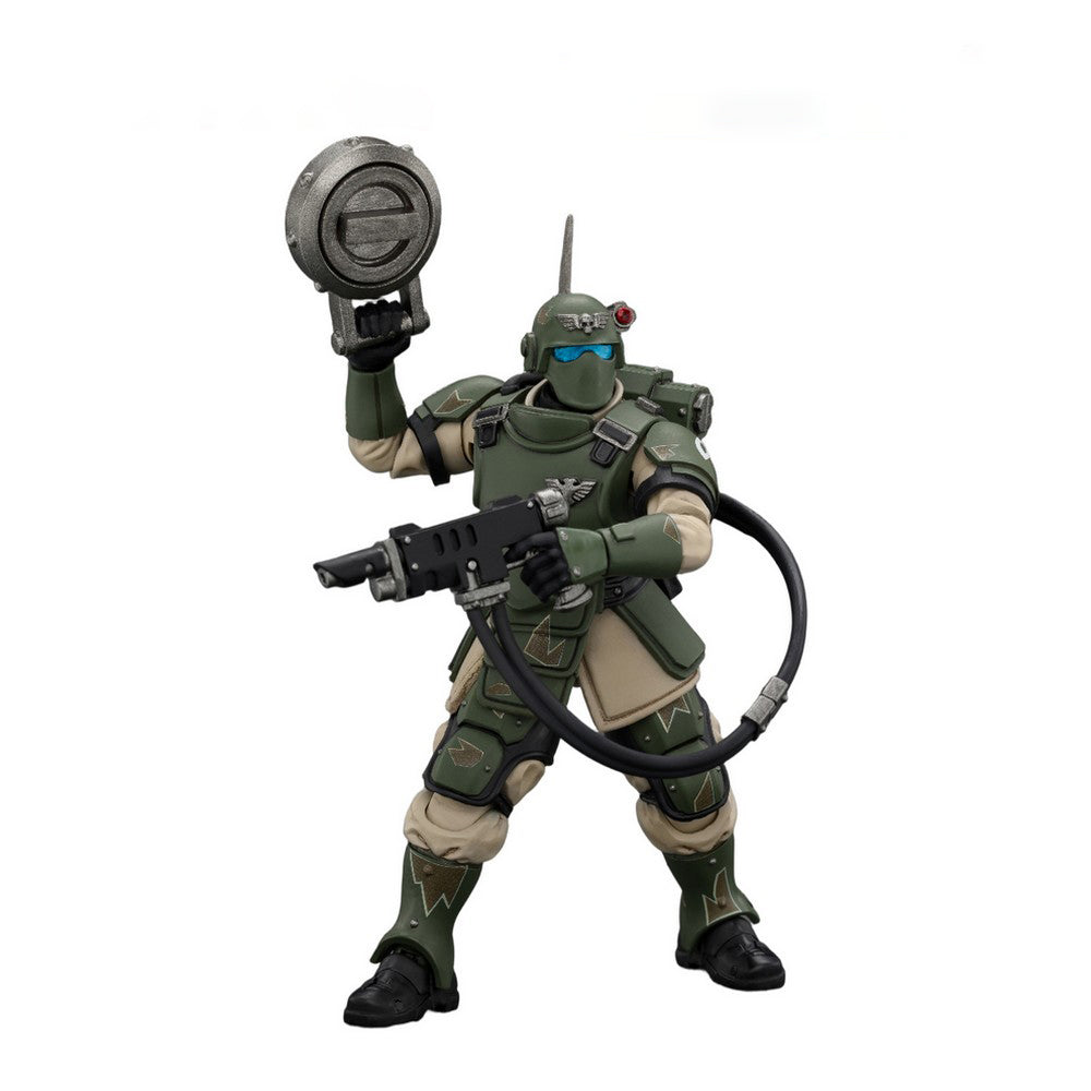 Warhammer Collectibles: 1/18 Scale Astra Militarum Kasrkin with Hot-shot Laspistol