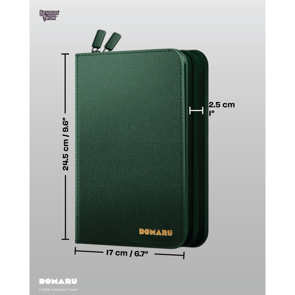 Gatherers Tavern - Binders - Domaru Binder - Series 1 - 4 Pocket - Malachite