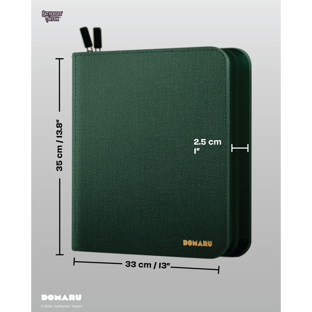 Gatherers Tavern - Binders - Domaru Binder - Series 1 - 12 Pocket - Malachite