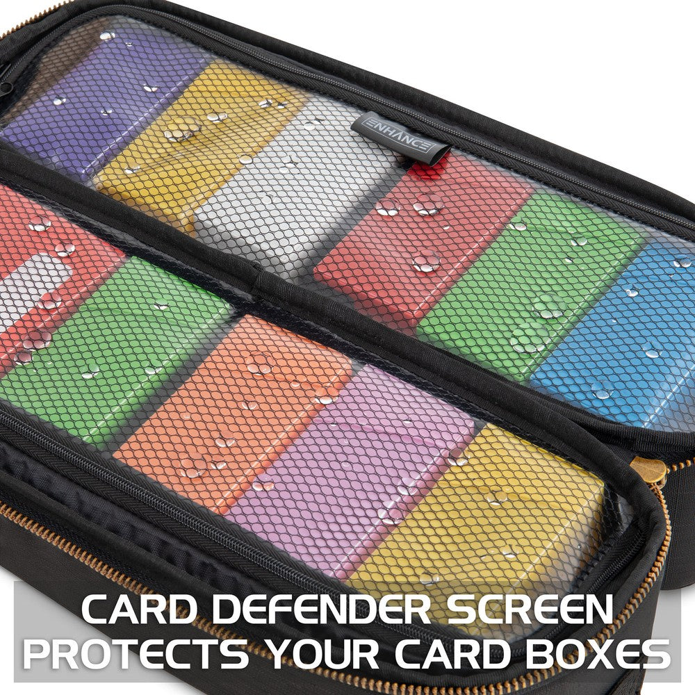ENHANCE Tabletop Deck Box and Playmat Bag - Black