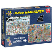 Puzzle - Jumbo Jan van Haasteren - Give Us Some Space & All Dressed Up 2x1000pc