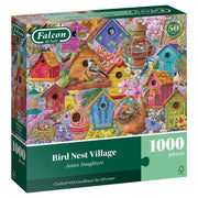 Puzzle - Jumbo - Falcon - Bird Nest Village (1000 pieces)