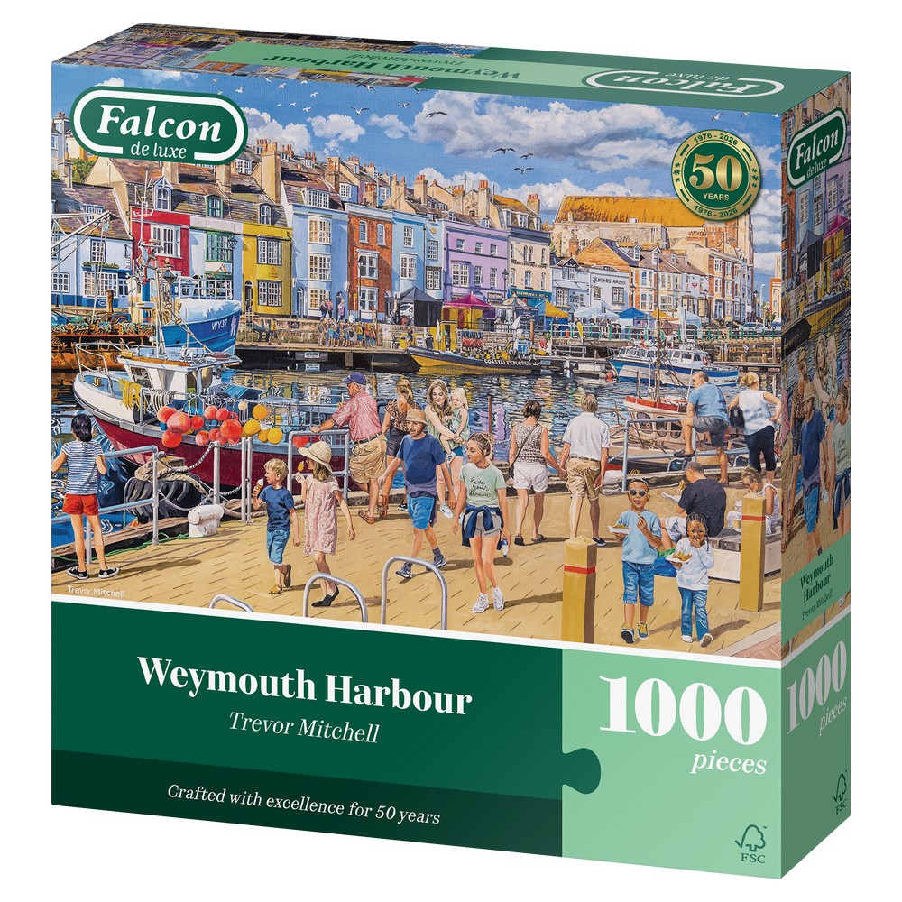Puzzle - Jumbo - Falcon - Weymouth Harbour (1000 pieces)