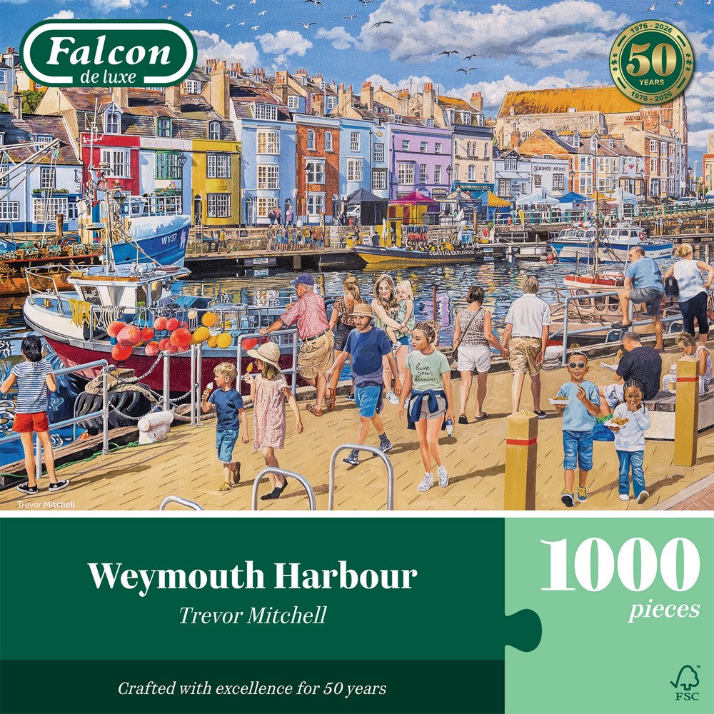 Puzzle - Jumbo - Falcon - Weymouth Harbour (1000 pieces)