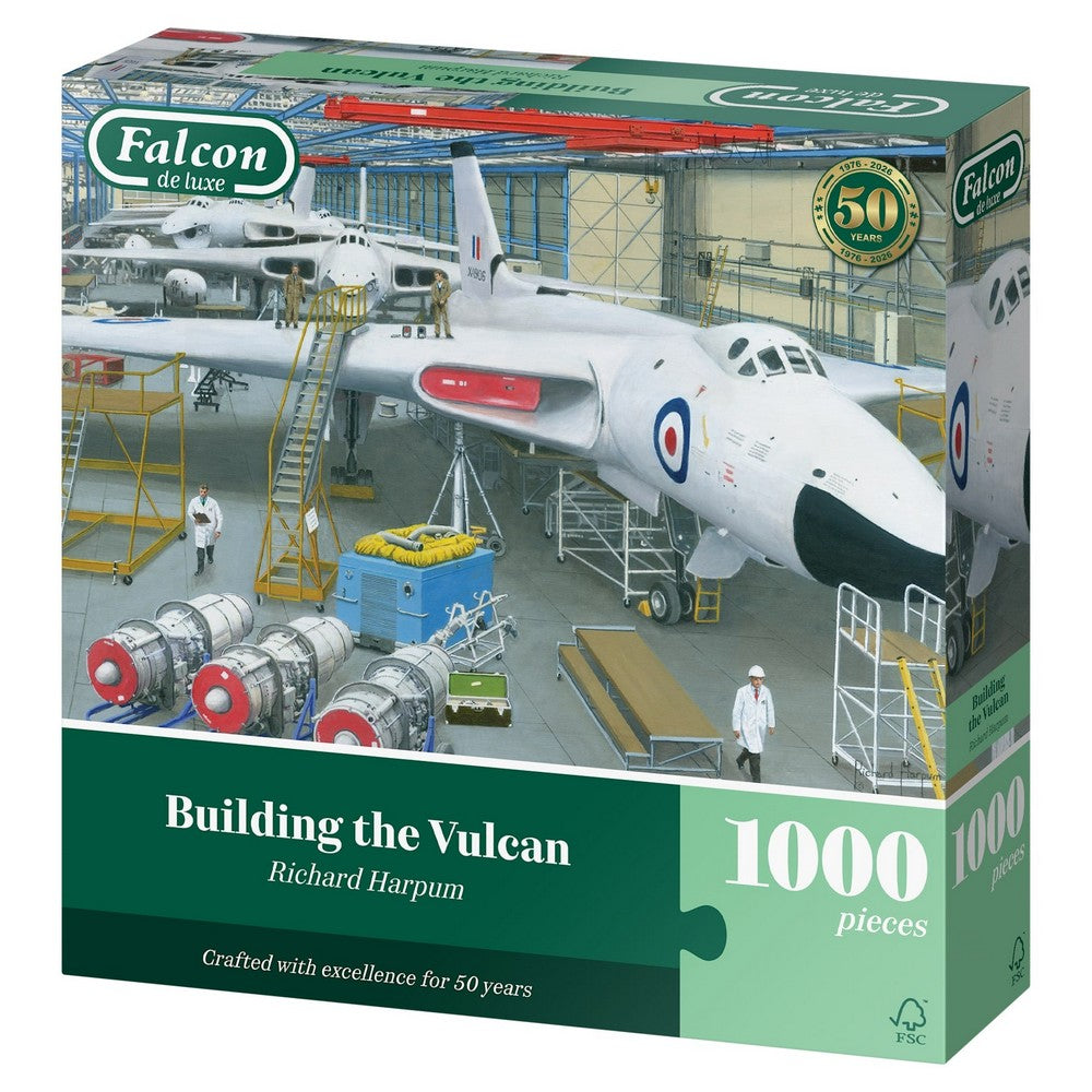 Puzzle - Jumbo - Falcon - Building the Vulcan (1000 pieces)