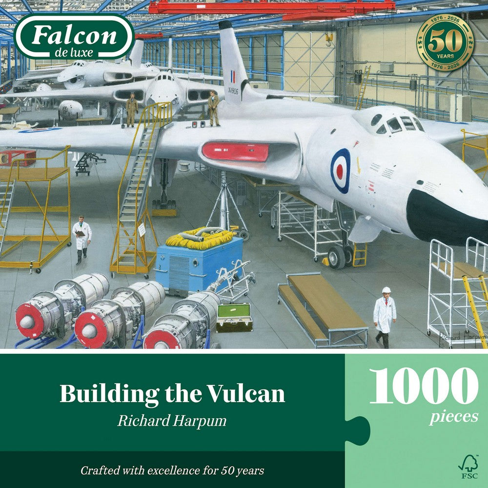 Puzzle - Jumbo - Falcon - Building the Vulcan (1000 pieces)