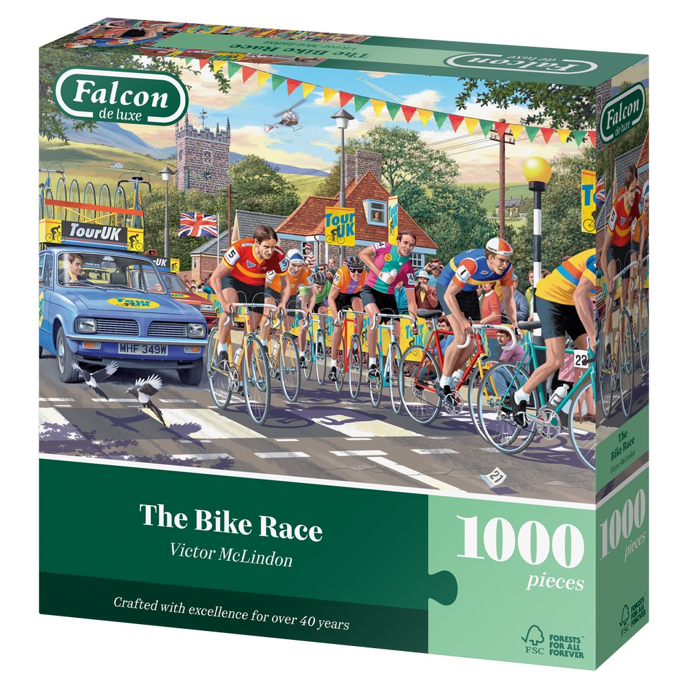 Puzzle - Jumbo - Falcon - The Bike Race (1000 pieces)