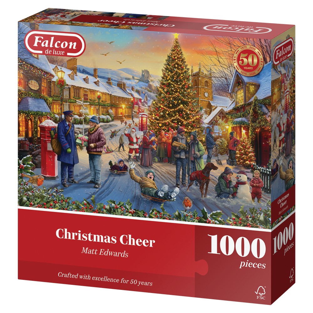 Puzzle - Jumbo - Falcon - Christmas Cheer (1000 pieces)