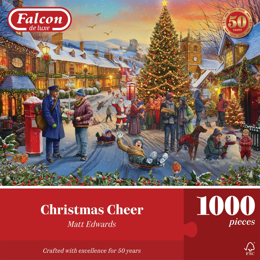 Puzzle - Jumbo - Falcon - Christmas Cheer (1000 pieces)